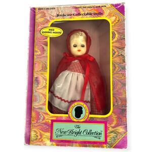 Vintage Red Riding Hood 8" Doll New Bright Collection 1992 Sleep Eyes 900 Series